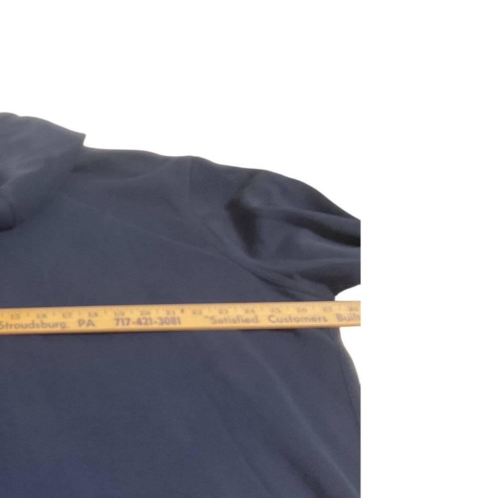 Nike Mens Full Zip Hoodie Navy Blue Fleece Sweatshirt 2XL 823531-410 - Picture 8 of 10